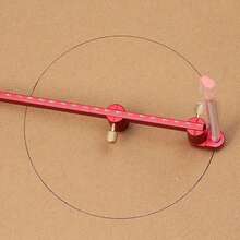 300mm Aluminum Alloy Woodturning Scribing Ruler – Precision Circle Marking Tool For Bowls & Lathe Projects | Machined Calibration Scale (Fall 2025 Upgraded) - 300mm - View 2