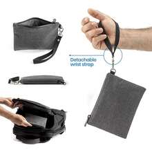 Bolsa de Viagem Resistente a Odores - Bolsa de Viagem Desodorizante com Carvão Ativado e Carvão de Bambu, para Armazenamento de Ervas Inodoras, Leve e à Prova d'Água, Natal