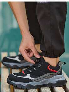 Scarpe di da uomo, scarpe con punta in acciaio traspiranti, stivali da lavoro leggeri con suola in EVA anti-perforazione, scarpe da lavoro nere anti-pressione e durevoli, scarpe protettive adatte per cantieri edili, magazzini, giardinaggio, fabbriche, lavori all'aperto, ecc. Scarpe sportive da donna, anti-schiacciamento, da trekking, anti-scivolo per viaggi, stivali da lavoro con punta in acciaio, stivali da costruzione e da indossare quotidianamente, stivali da lavoro, officina di forgiatura, scarpe di - nero - Visualizzare 9