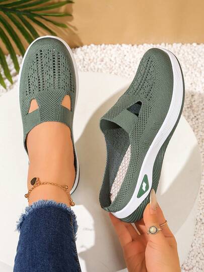 2025春秋新款北京布鞋，厚底镂空凉鞋，软底舒适步行鞋，百搭时尚，舒适不伤脚