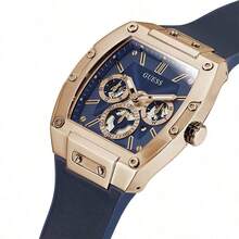 Guess Herren Quadratische Mode Quarz Uhr Serie - Gehäusedurchmesser: 41,5 mm GW0202G2