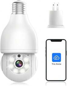 E T EASYTAO. |   2PCS Q17 Foco con Camara de  WiFi, 2MP Camara de Foco 360 ° , iCSee Tris Home App, Base E27, Visión Nocturna, Audio Bidireccional, Detección de Movimiento, Compatible con Alexa - 1 pieza - Ver 13