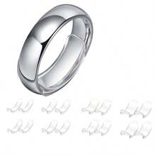 16pcs Adjustable Invisible Ring Sizer Set - Non-Slip Comfortable Fit, Multi-Purpose Loose Ring Sizer Pads, Portable Jewelry Sizer, Suitable For Oversized Accessories, All Finger Sizes