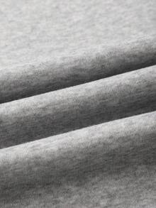 Men's Straight Wide Leg Pants, Loose Casual Trousers With Drawstring Elastic Waistdy Sweatpants For Spring And Autumn - Grey - View 9