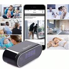 1080P HD WiFi Camera Indoor Home Security Camera Clock, 2.4GHz Wireless Remote Live View, Night Vision, Motion Detection, Loop Recording, Wireless Surveillance Camera For Home, Office, And Warehouse, With 32GB SD Card - Black - View 7