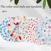 30/20/15/12/10/8/5 piezas /3 piezas /1 pieza Gorro de ducha floral multicolor grueso, gorro de ducha grueso impermeable, gorro de ducha reutilizable impermeable y resistente al aceite, para cocinar o protección contra el polvo, de material EVA y diseño elástico, adecuado para mujeres, spas y salones de belleza, de vuelta al colegio, artículos esenciales de viaje y vacaciones, accesorios para el cabello para mujeres