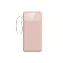 1pc 10000mAh Power Bank, Built-In 4 Cables, Smart Display, LED Light, Initial Voltage Display Inaccuracy, Suitable For Graduation Gifts, Singles Party Gifts, Bridesmaid Gifts - Multicolor - View 10