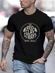 Camiseta con estampado de Mobile  Strays - Texto Casual de Verano Adecuada para Atuendos Casuales y Orgullo de - Negro - Ver 7