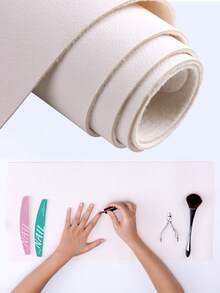 Washable Nail Art Table Mat, Foldable Nail Art Hand Pillow, Manicure Desk Mat, Soft PU Leather Manicure Arm Rest Cushion, For Nail Art Salon Home - Multicolor - View 14