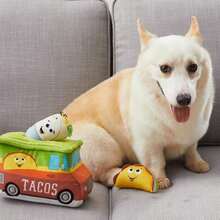 Outward Hound Snack Bag Tortilla Chips Puzzle Squeaky Dog Toys - ColorI - 查看 6