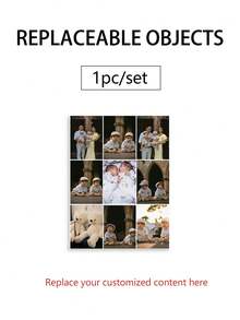 1pc Custom Photo Canvas Collage, Decorative Painting Made By Piecing Together 9 Photos, Personalized Family Memory Wall Art With Durable Frame, High-Quality Print For Indoor Use, Perfect For Living Room, Terrace, Patio Decor, Pictures Wall Decor, Perfect For Room Decor, Modern Wall Art - Multicolor - View 6