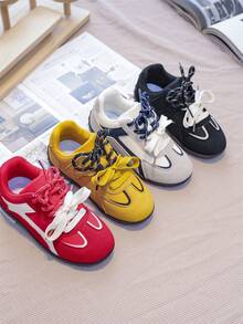 Children's Shoes, Boys' Casual Sneakers New Spring/Autumn Breathable Big Kids Comfortable Trainers, Girls' Leisure Sports Shoes