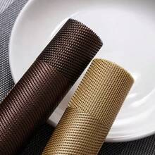 Kit 4/6 Jogo Americano Retangular Decorativo Antiaderente e Fácil de Limpar - Preto - Visão 6