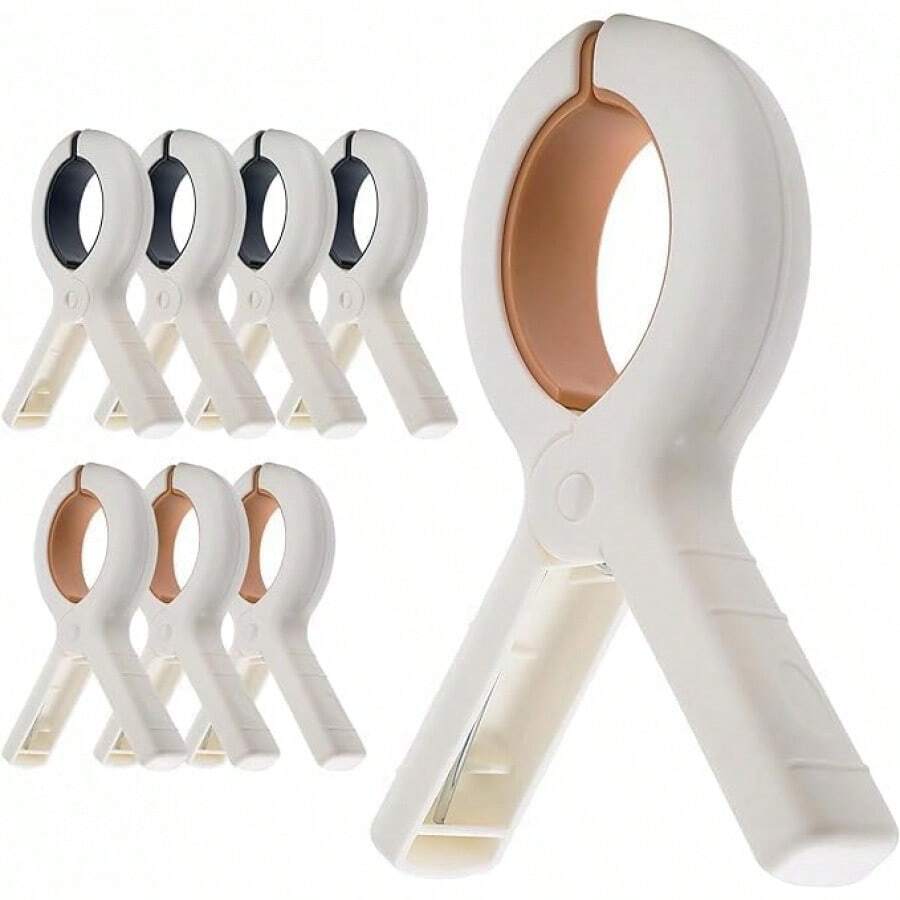 Paquete de 8 Pinzas Fuerte para la Ropa, Pinzas para Toallas de Playa, Pinzas para Secar Edredones, Pinzas para Toallas, para La Ropa Resistentes AL Viento para Sillas de Playa, Edredones Etc - 1 - Ver 1