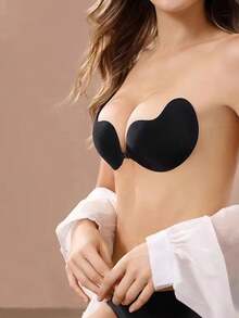 Plasturi autoadezivi push-up pentru piept cu cupă clasică Mango (negri) (pereche) - Negru - Vizualizare 8