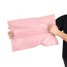 100/50 bolsas de mensajería rosas, bolsas de envío autosellantes, bolsas de embalaje impermeables, bolsas de regalo, bolsas de almacenamiento de ropa, bolsas de mensajería versátiles, adecuadas para embalaje de regalos de Halloween/Navidad/Boda/Cumpleaños/Vuelta al Colegio, mensajería escolar/oficina/hogar/negocio