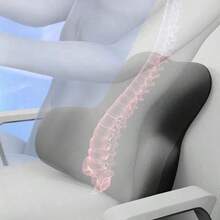 1PC Lumbar Pillow, Office Lumbar Support Pad, Seat Chair Lumbar Cushion, Long Sitting Lumbar Protector, Lumbar Pillow, Office Chair Back Cushion, Headrest Chair Cushion, Home Decoration, Back To School Classroom Decoration, School Supplies, Chair Cushion, Game Chair Cushion