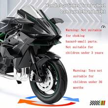 1:10Premium Alloy Motorcycle Model - Perfect Gift For Boys, Ideal For Christmas, Halloween, Thanksgiving | Collectible Toy Car & Motorbike Display - 黑色 - 查看 11