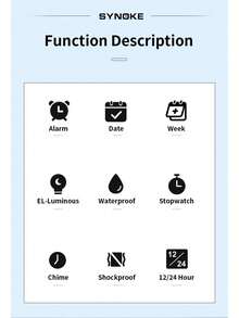 Men's Retro Sports Watches Waterproof Multifunction LED Backlight Digital Electronic Watches Shockproof Square Military Tactical Wristwatch Best Gift - Vàng - Xem 10