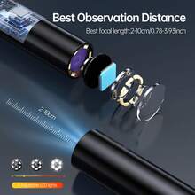 Endoscope Camera With Light - IP67 Waterproof Borescope Camera With 8 Adjustable LED Lights | 4.3" LCD Screen Borescope | HD 1080P Inspection Camera With 16.5ft Semi-Rigid Cord Tools For Men