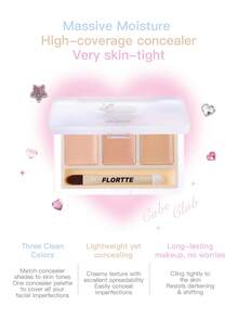 FLORTTE فلوريت هي مخفي ثلاثي الألوان جميل