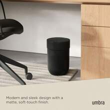 Touch Waste Can Small Trash Can With Lid Swing Lid Waste Basket Garbage Can With Lid For Washroom Bathroom Black