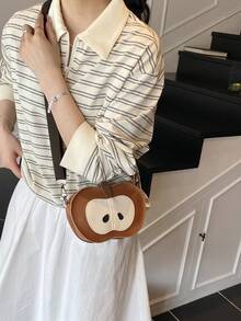 Halloween Apple Bag, Christmas Eve Apple Bag, Single Shoulder Crossbody Bag, Large Capacity, Outing Fashion Bag, One Piece Packaging