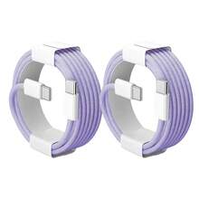 60W Type C To Type C Cable, 1-2pcs Compatible With Iphone 16/15 Fast Charging Cable USB-C To USBC Power Cord Compatible With Iphone 16/15 Pro Plus Pro Max IPad/IPad Pro 12.9/11, Compatible With Samsung Galaxy S25 S24 S23 S22 S21 S20 Ultra S10(White)