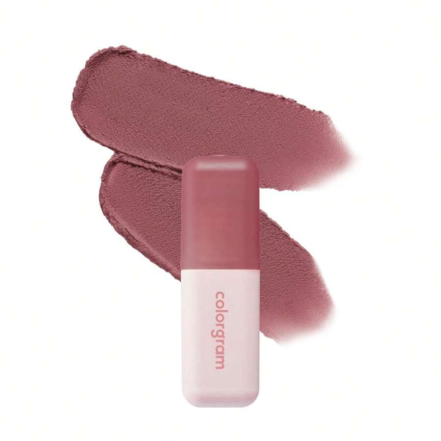 Colorgram NUDE BLUR TINT | Soft Velvet Matte Lip Stain & Cheek Tint - 07 GEEK ROSE - 07 Geek Rose - View 1