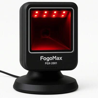 Leitor de Mesa FogoMax FGX 2001 Portátil Alta Velocidade Leitura Rápida Compacto Silencioso Ideal para Escritório Caixa Comércio e Documentos