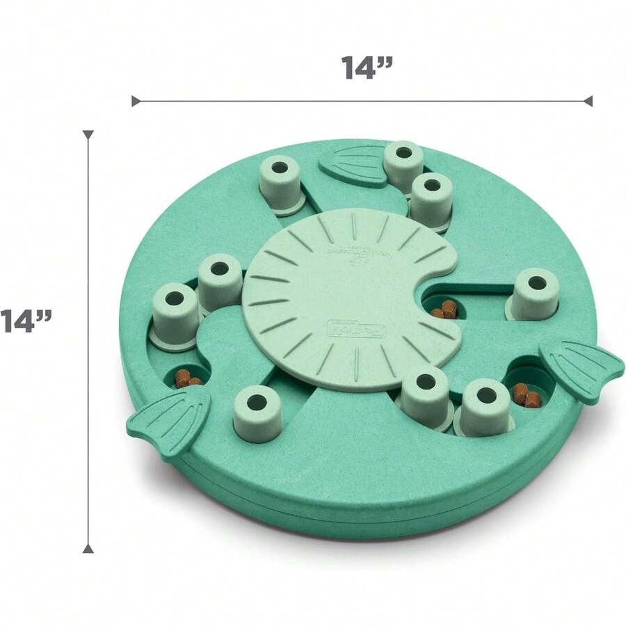 Nina Ottosson By Outward Hound Dog Worker Green Interactive Treat Puzzle Dog Toy - màu xanh lá - Xem 1
