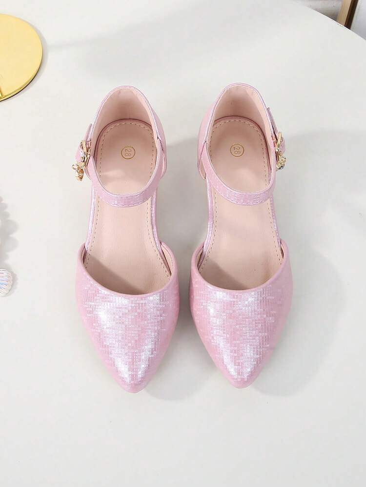2026 New Soft Bottom Shoes, Suitable For Teenagers Party Outdoor Wear In Spring, Autumn And All Seasons, Fashionable Pointed Toe High Heels For Campus - Pink - View 11