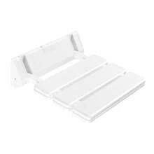 Wall-Mounted Foldable Chair Folding Shower Seat - White - View 6
