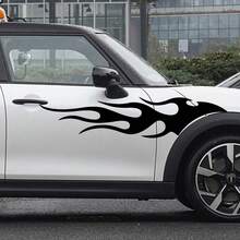 Personalized Car Body Flame Decal Sticker, Suitable For Car Body