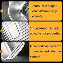 4-Piece (2 Stainless Steel Deep Pans And 2 Lids With Handles) Heavy-Duty Stainless Steel Rectangular Fish Baking Tray With Lid, Large Capacity Multi-Purpose Heating Tray, Suitable For Barbecue, Buffet And Home Cooking, Suitable For Dessert, Bread, Seafood, Suitable For Barbecue, Buffet And Home Cooking, A Must-Have For Holiday Cooking