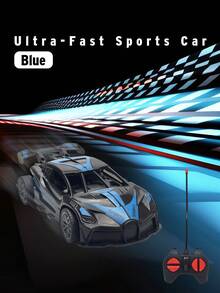 2.4GHz Remote Control Racing Car Model, Indoor/Outdoor Interactive Toy, Parent-Child Racing Game, 2 Color Options, Children's Birthday Gift