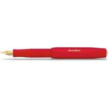KAWECO 10001149 Caveco Fountain Pen BB Extra Broad Point Classic Sports Red
