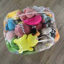 大容量透明沙发娃娃收纳沙发座椅收纳工具，多用途，PVC材质，耐用，易清洁，适用于毛绒玩具及家居用品，双拉链设计，方便收纳（产品不含娃娃）