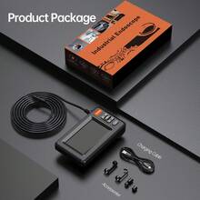 Endoscope Camera With Light - IP67 Waterproof Borescope Camera With 8 Adjustable LED Lights | 4.3" LCD Screen Borescope | HD 1080P Inspection Camera With 16.5ft Semi-Rigid Cord Tools For Men