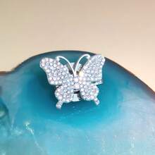 Marcador de bola de golf con clip magnético y diseño de mariposa de diamante - Accesorio de golf fácil de usar para marcar bolas en el green, regalo perfecto para golfistas