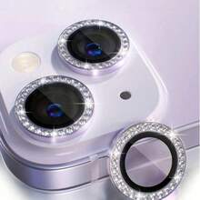 3pcs Bling Glitter Rhinestone Camera Lens Protector Compatible With Iphone 16 Pro Max Plus 16 15 14 13 12 Mini 11 Tempered Glass Protection Film Gift For Birthday, Family, Friends Sparkling Crystal, Lens Protector, Phone Accessories Waterproof Shockproof Anti-Fall Anti-Fall Scratch Resistant Anti-Fingerprint Full Cover - Mauve Purple - View 16