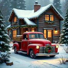 1 件 5D 钻石画套件，圣诞主题，适合成人初学者 DIY 马赛克钻石艺术，全钻手工 DIY 钻石画，适用于客厅、卧室、办公室墙壁装饰，为家人和朋友提供惊喜艺术家居装饰礼物 - 彩色 - 查看 11