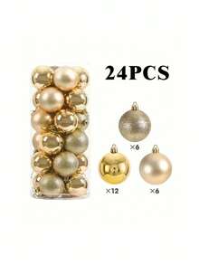 Adornos de bolas de Navidad para decoración del hogar y fiestas