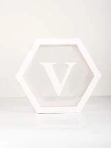 透明字母婴儿淋浴盒生日婚礼定制名字气球盒，生日派对装饰，性别揭示，装饰，圣诞装饰大透明盒，生日装饰背景，节日派对装饰，家居装饰，壁炉装饰，婴儿淋浴盒，背景摄影道具 - 彩色 - 查看 24