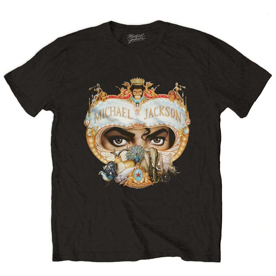 Michael Jackson | Official Band T-Shirt | Dangerous | SHIPPED IN 24 HOURS - Black - View 1