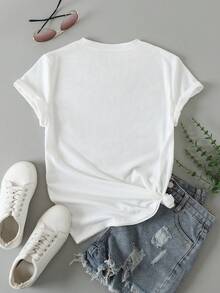 Women T-Shirts - White - View 2