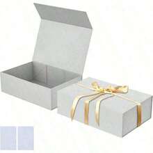 Danmei Kpop  Brithday Sruff JKTY Luxury Large Box 13.8X9X4.3 Storage Box Ribbon Magnetic Closure Luxury Packaging Box Mother'S Day, Birthdays, Bridal Gifts,Weddings  Caja Misteriosa///Mistery Box
