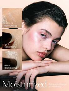 JOOCYEE Jelly Highlighter Stick, Weightless Feel On Skin, Long-Wearing - Jelly Highlighter Glitter Stick H06 Iridized Violet - View 5