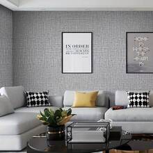 1 Roll Linen Series Peel And Stick Wallpaper, Easy To Apply Without Glue, Customizable Arrangement, Suitable For Bedroom, Living Room, TV Background, Tabletop, Cabinet, Outdoor Garden Renovation, Holiday Decor