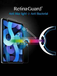 2 piezas Protector de pantalla de vidrio templado para iPad - Alta definición, alta transparencia, anti-arañazos, anti-caídas, cobertura de pantalla completa, fuerte anti-huellas dactilares, tacto sensible, compatible con iPad (Air 4, 5, 6)/(7, 8, 9, 10a generación)/iPad 11 1A16(2025) Accesorios esenciales de protección de pantalla, aplicable a protección diaria, oficina, hogar